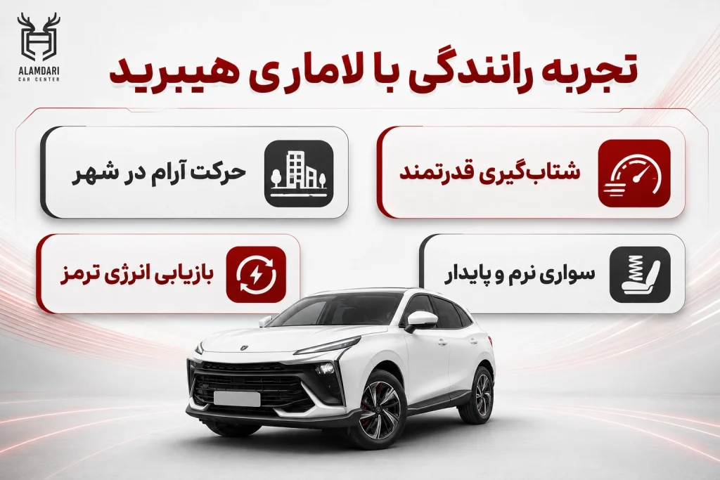 تجربه رانندگی لاماری هیبرید