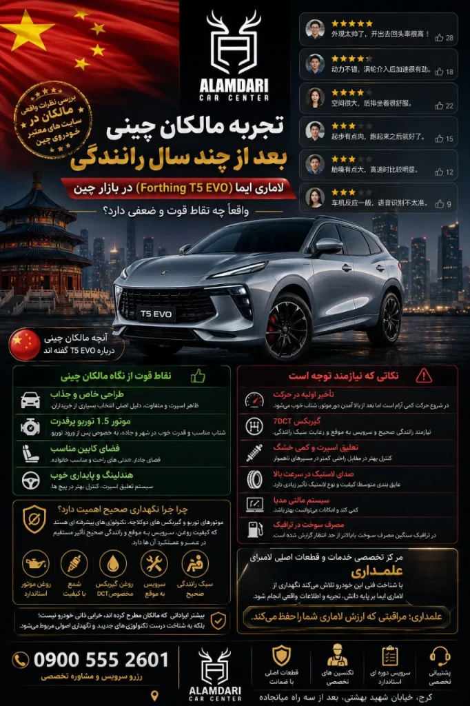 تجربه مالکان چینی از لاماری ایما